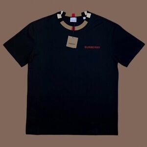 Burberry Men's Icon Stripe Collar T-shirt